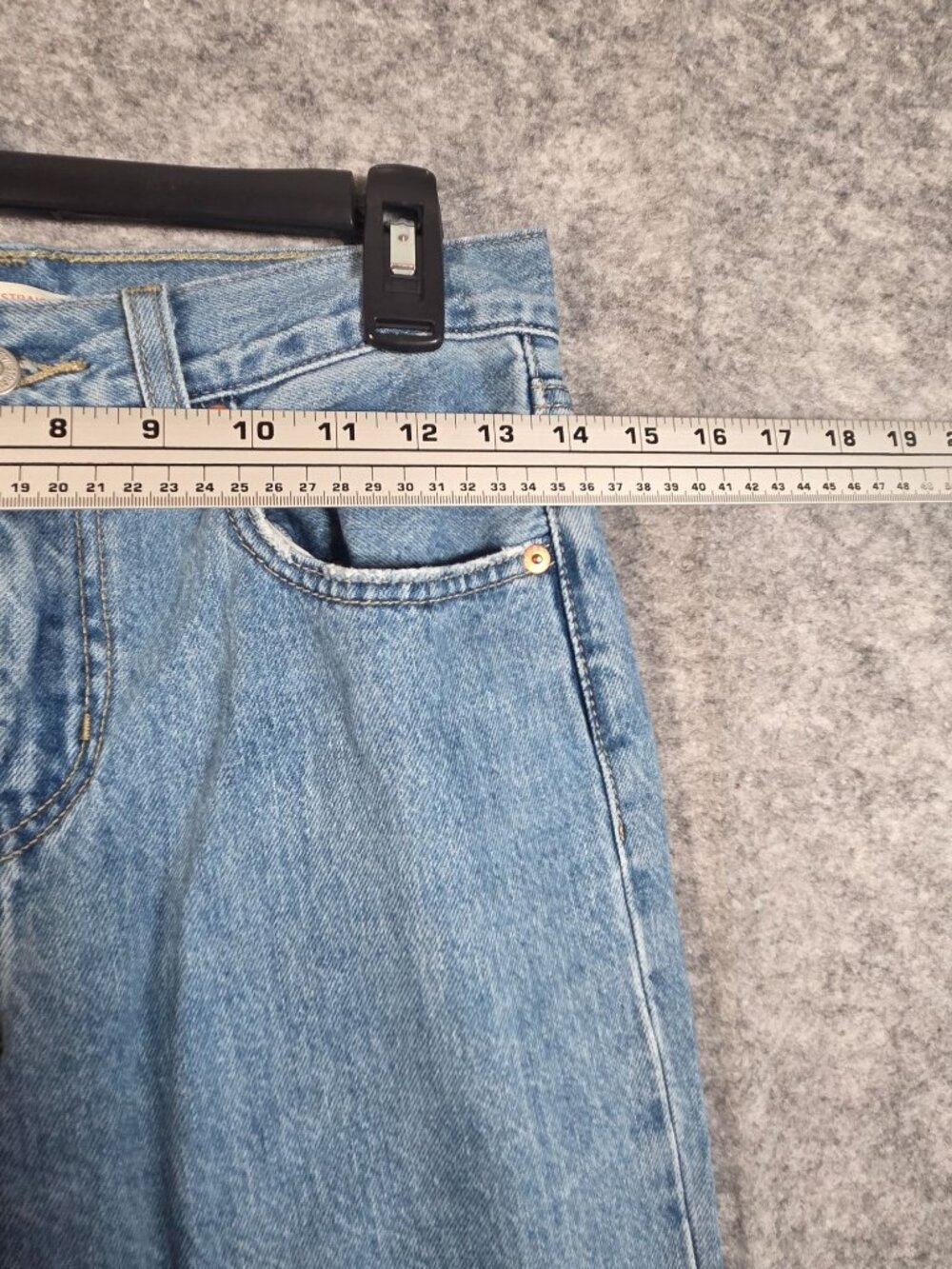 Levi’s Low Pro Straight Jeans Light Wash ’90s Vintage Y2K Casual Denim Size 25 - Picture 4 of 11